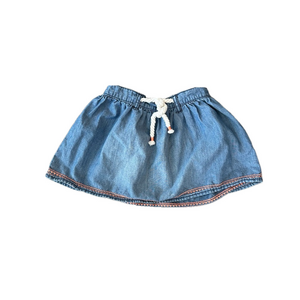 4/20$ Carter's girls toddler chambray skirt size 4T